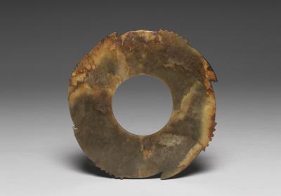 图片[2]-Jade notched bi disk, late Neolithic period, c. 5000-3000 BCE-China Archive